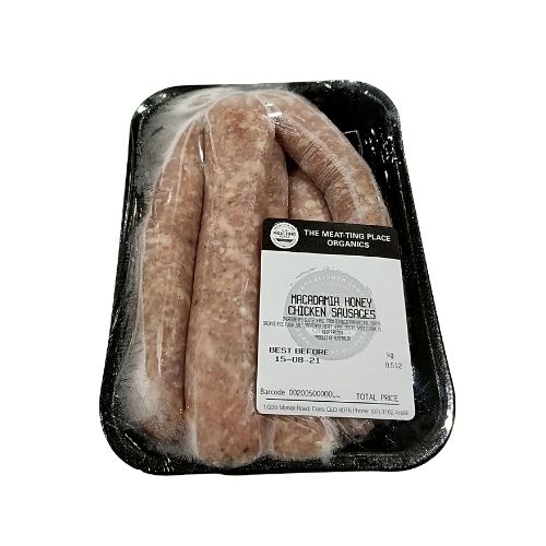 Macadamia Honey Chicken 500gSausage