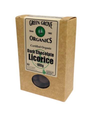 Dark Choc Licorice 180g
