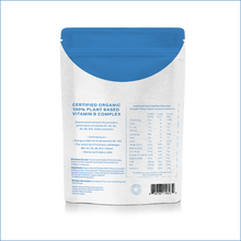 Load image into Gallery viewer, VITAMIN B COMPLEX &lt;br /&gt;Certified Organic &lt;br /&gt;100% Plant based&lt;br /&gt;60 capsules