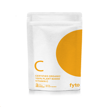 Load image into Gallery viewer, VITAMIN C &lt;br /&gt;Certified Organic &lt;br /&gt;100% Plant based&lt;br /&gt;60 capsules