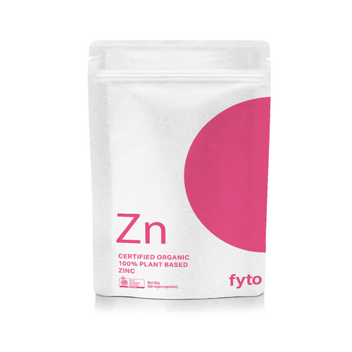 » ZINC <br />Certified Organic <br />100% Plant based<br />60 capsules (100% off)